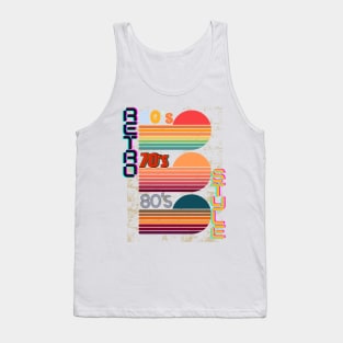 60's 70's 80's Retro style Tank Top